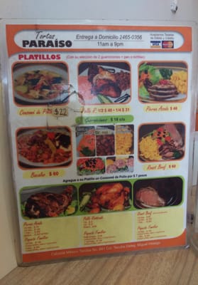 Menu photo 1 El Paraíso México, D.F., DIF