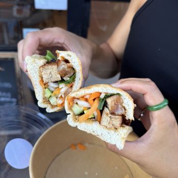 Sen Saigon - #13 Banh Mi Heo Quay / Vegan Pork Belly Banh Mi - Vegan Near Me - New York, New York Sen Saigon - #13 Banh Mi Heo Quay / Vegan Pork Belly Banh Mi - Vegan Near Me - New York, New York
