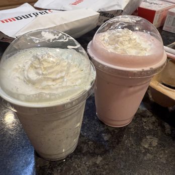 iniBurger - Mint Chip Milk Shake Strawberry Milk Shake - Burgers Near Me - Campbell, California iniBurger - Mint Chip Milk Shake Strawberry Milk Shake - Burgers Near Me - Campbell, California