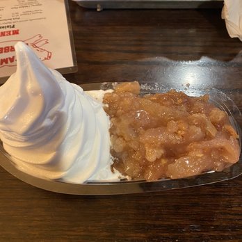 Stamey's Barbecue - Apple pie w/icecream - Barbeque Near Me - Greensboro, North Carolina