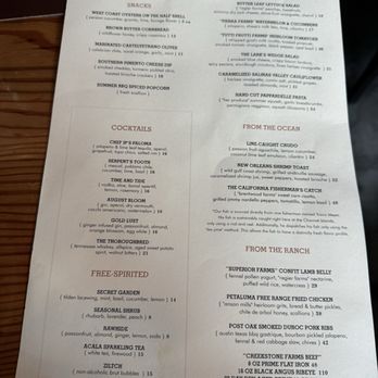 The Lark - Menu - New American Near Me - Santa Barbara, California The Lark - Menu - New American Near Me - Santa Barbara, California