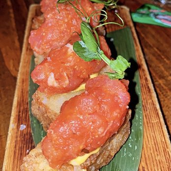 Pubbelly Sushi Brickell - Big Eye Tuna - Crispy Rice - Sushi Bars Near Me - Miami, Florida Pubbelly Sushi Brickell - Big Eye Tuna - Crispy Rice - Sushi Bars Near Me - Miami, Florida
