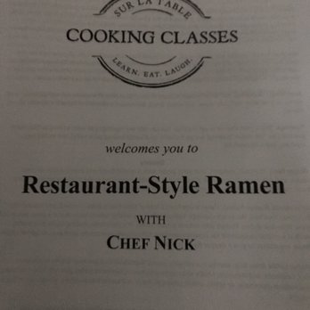 Sur La Table - Chef Nick! - Home Decor Near Me - Houston, Texas Sur La Table - Chef Nick! - Home Decor Near Me - Houston, Texas