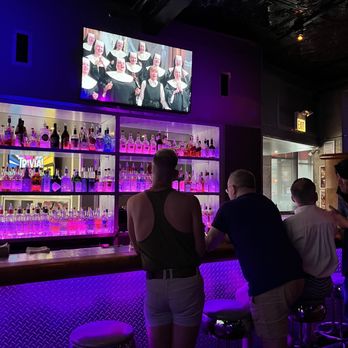 Sidetrack - a group of people sitting at a bar - Gay Bars Near Me - Chicago, Illinois