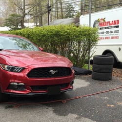 Maryland Tire and Wheel - Taking the winter tires off and mounting and balancing the summer tires.