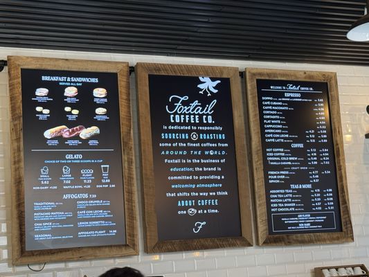 Menu photo 1 Foxtail Coffee Glen Allen, VA