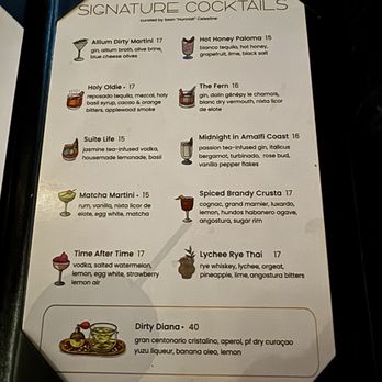 Third - Signature Cocktails (April 2026) - Wine Bars Near Me - Houston, Texas