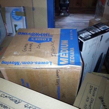 Duke City Movers - Damaged Box and of course lamp was broken too. - Movers Near Me