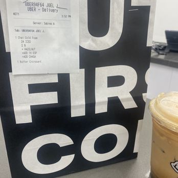 Alfred Coffee - My 24 oz order but the small 16 on my desk - Coffee & Tea Near Me - Studio City, California