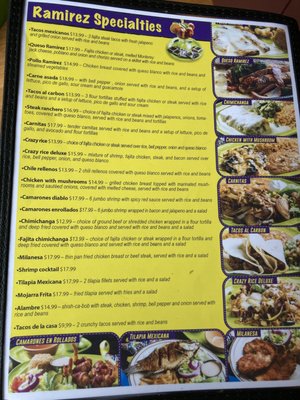 Menu photo 2 Ramirez Mexican Restaurant Bossier City, LA Menu photo 2 Ramirez Mexican Restaurant Bossier City, LA