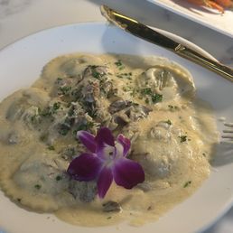 Mushroom ravioli and carrots Mushroom ravioli and carrots