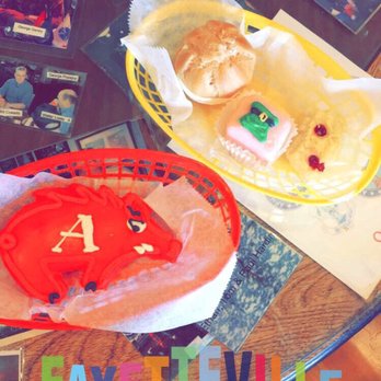 Rick's Bakery - Petit four, sugar cookie, cream puff, raspberry shortbread cookie - Bakeries Near Me - Fayetteville, Arkansas