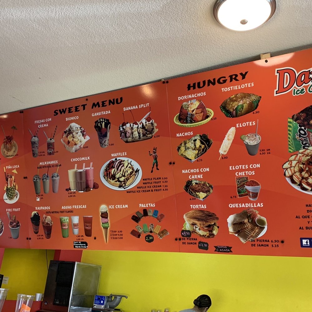 Dandy's Ice Cream - Menu - Ice Cream & Frozen Yogurt Near Me - North Highlands, California