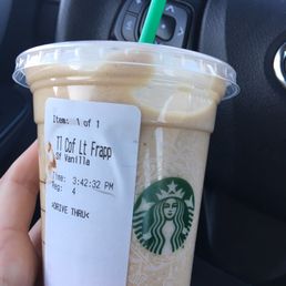 Tip if you're trying to save calories but need that frapp: get a coffee frapp with a shot of sugar free vanilla. YUM Tip if you're trying to save calories but need that frapp: get a coffee frapp with a shot of sugar free vanilla. YUM