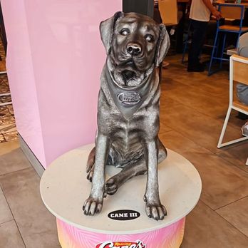 Raising Cane's Chicken Fingers - Cane the dog - Fast Food Near Me - Miami Beach, Florida