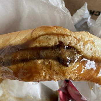 Cafe 100 - Gravy Burger $6.40 - Hawaiian Near Me - Hilo, Hawaii