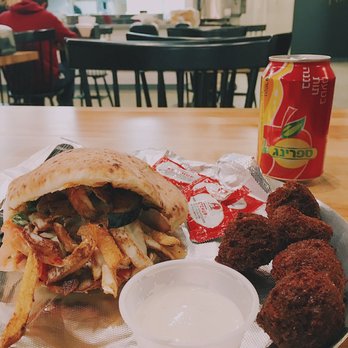 Mr. Shawarma - Shawarma Pita $10 made into a meal with falafel and nectar +$4 (I got strawberry banana). So bombb can feed two people - Middle Eastern Near Me - Norfolk, Virginia Mr. Shawarma - Shawarma Pita $10 made into a meal with falafel and nectar +$4 (I got strawberry banana). So bombb can feed two people - Middle Eastern Near Me - Norfolk, Virginia