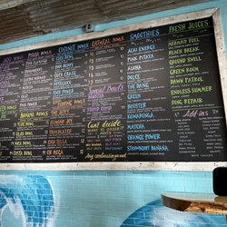 Playa Bowls - Menu