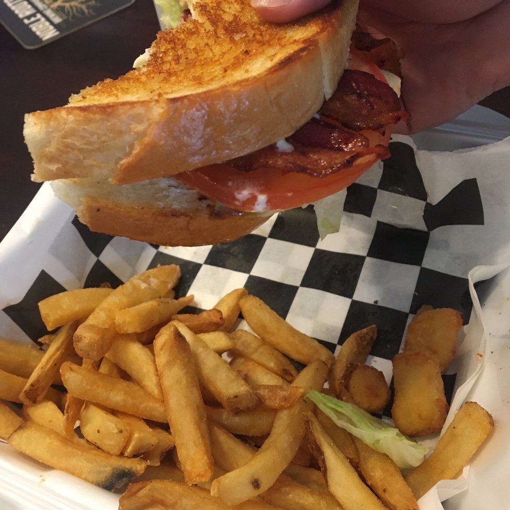 Portage Cafe - Another BLT with french fries half eaten - Breakfast & Brunch Near Me - Portage, Wisconsin Portage Cafe - Another BLT with french fries half eaten - Breakfast & Brunch Near Me - Portage, Wisconsin