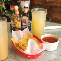 El Rincon Centroamericano - Agua frescas and chips with salsa