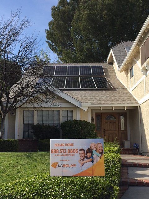 Slide of LA Solar Group