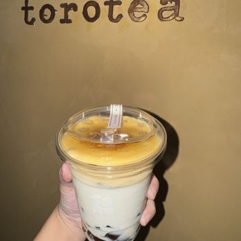 Torotea - Crème brûlée ice milk with brown sugar tapiochi - Bubble Tea Near Me - Santa Ana, California Torotea - Crème brûlée ice milk with brown sugar tapiochi - Bubble Tea Near Me - Santa Ana, California
