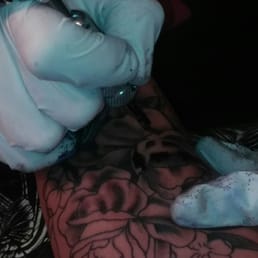 The moment of truth. Inner arm tattoo..