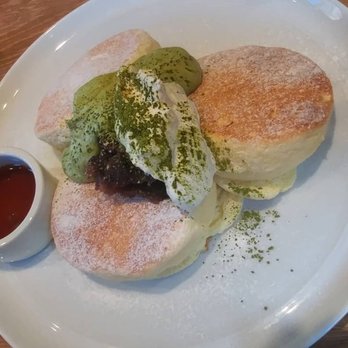 Flipper’s - Matcha soufflé pancakes - Pancakes Near Me - New York, New York Flipper’s - Matcha soufflé pancakes - Pancakes Near Me - New York, New York