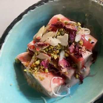 Dhamaal - Rose Kulfi: 3/10  Ice cream mixed with rose flavor. Tasted a bit weird and had a weird texture to it... - Indian Near Me - Montclair, New Jersey