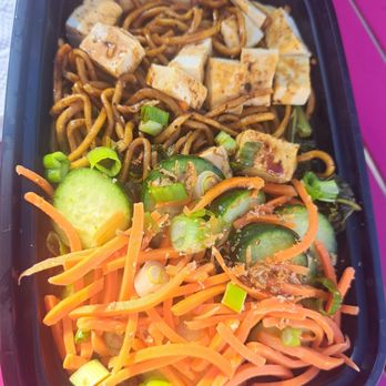 StopBye Café - Mee goreng vegan $15.  Fresh noodles, veggies, tofu. Wish I asked for side of hot sauce. - Asian Fusion Near Me