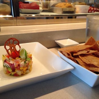 Bistro Wasabi II - Tuna poki appetizer with mango and freshly made tortilla chips. - Sushi Bars Near Me - Hoffman Estates, Illinois