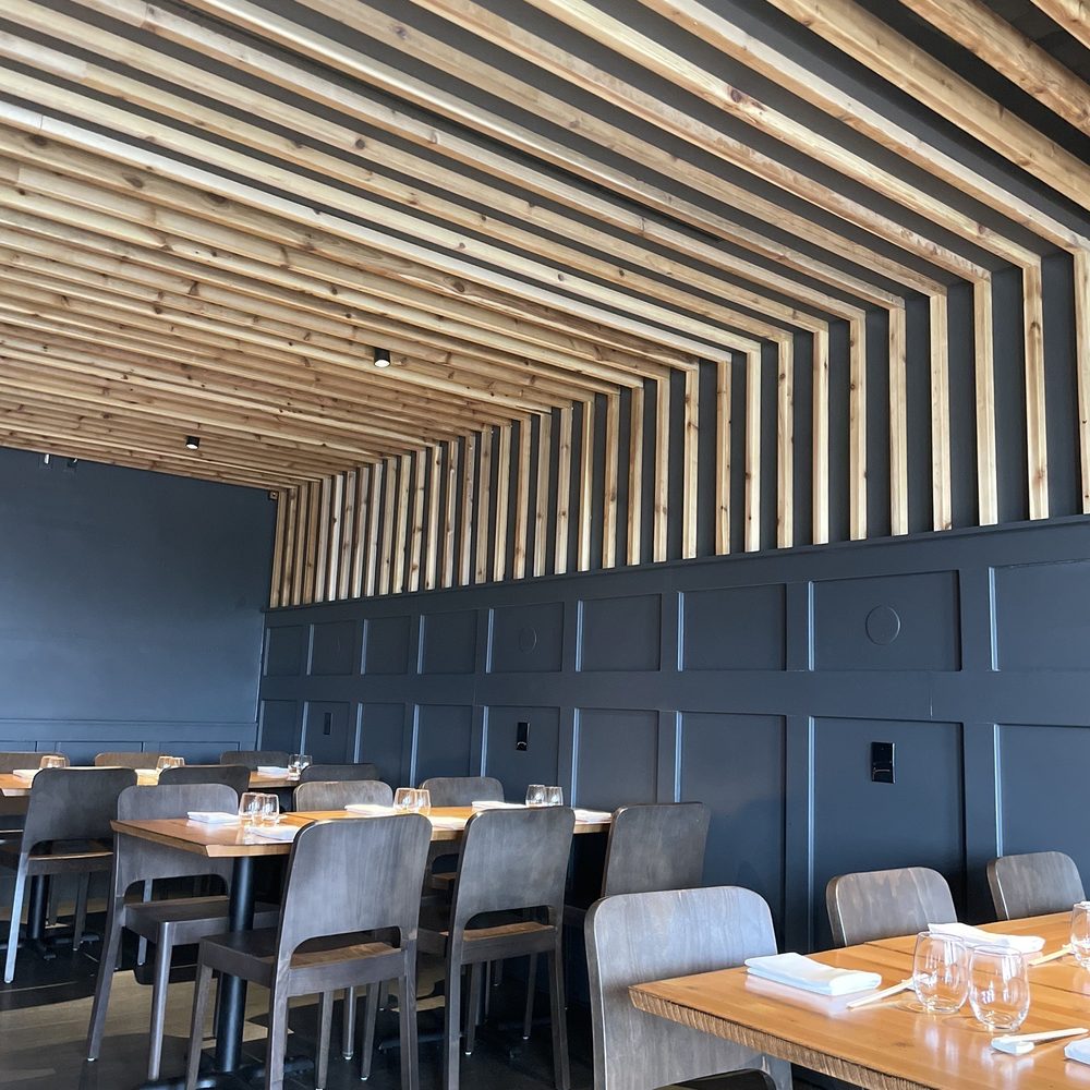 Koji - The interior wall of koji as you enter - Sushi Bars Near Me - Omaha, Nebraska