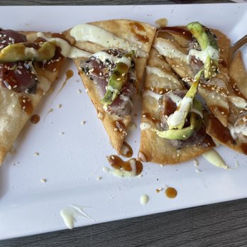 River Deck - Crunchy Tuna App - Seafood Near Me - New Smyrna Beach, Florida River Deck - Crunchy Tuna App - Seafood Near Me - New Smyrna Beach, Florida