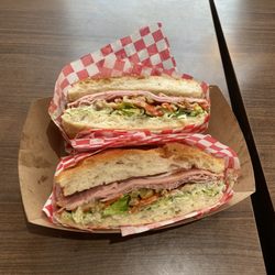 Dino Sandwicherie - Salumi'z with pesto mayo