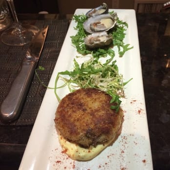 Boulevard Bistro - Crab cake and oysters!  Yum! - New American Near Me - Elk Grove, California