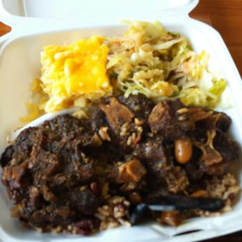 Mercy's Jamaican Kitchen - Oxtails with beans and rice. Was delicious and a good portion of food. - Caribbean Near Me - Columbus, Georgia Mercy's Jamaican Kitchen - Oxtails with beans and rice. Was delicious and a good portion of food. - Caribbean Near Me - Columbus, Georgia