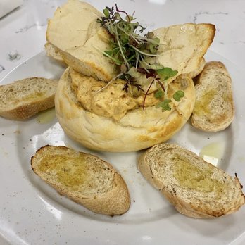 JAM Eateries - Crab dip. More bread than dip! - Breakfast & Brunch Near Me - Ellicott City, Maryland