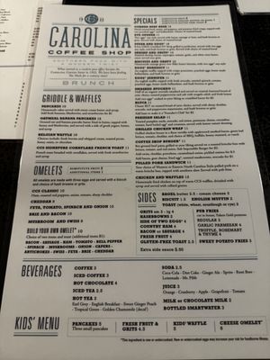 Menu photo 5 Carolina Coffee Shop Chapel Hill, NC Menu photo 5 Carolina Coffee Shop Chapel Hill, NC