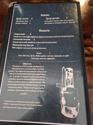 Menu photo 5 Shipwreck's Bar & Grill Key Largo, FL Menu photo 5 Shipwreck's Bar & Grill Key Largo, FL