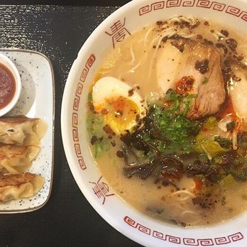 Oramen - Tonkotsu ramen lunch set with gyoza - Ramen Near Me - New York, New York Oramen - Tonkotsu ramen lunch set with gyoza - Ramen Near Me - New York, New York