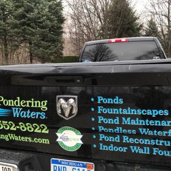 Pondering Waters - Getting our HUGE Koi pond cleaned