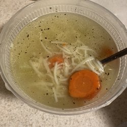Homemade chicken noodle soup