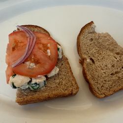 Harvest Ranch Market - Chicken salad sandwich.  Really spare and bland.