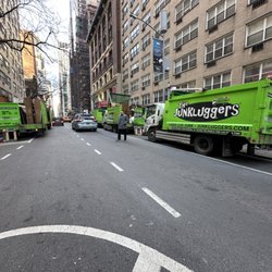 The Junkluggers of Manhattan & Brooklyn - Out and about handling a large multi truck project in midtown manhattan east!