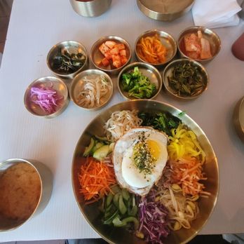 Mixed Grain - Bibimbop with thinly sliced beef - Korean Near Me - Walnut Creek, California