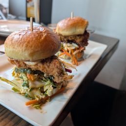Happy hour Chicken sliders Happy hour Chicken sliders