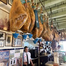 Las Teresas - Love the ham hocks hanging inside