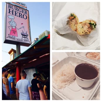 Un Bien - A beautiful evening for a Caribbean Roast sandwich and side of rice and black beans. - Cuban Near Me - Seattle, Washington Un Bien - A beautiful evening for a Caribbean Roast sandwich and side of rice and black beans. - Cuban Near Me - Seattle, Washington