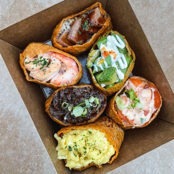 Sushi Tree - spam, beef teriyaki, eggs, chopped salmon, avocado and shrimp - Sushi Bars Near Me - Coquitlam, British Columbia