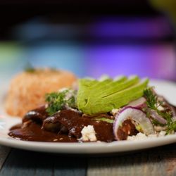 Jungla Mexican Food Crypto Bar - Enchiladas de Mole poblano